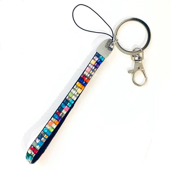 Crystal Loop Bracelet Keyring - Picture 1 of 1